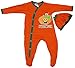 TenTeeTo Baby First Halloween Outfit for Infants with Pumpkin Smiling Face