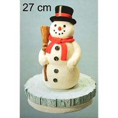 EISFREIHALTER SCHNEEMANN 27 cm mit FARBWECHSEL LED LICHT