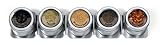 Kamenstein 5-Canister Magnetic-Strip Spice Rack