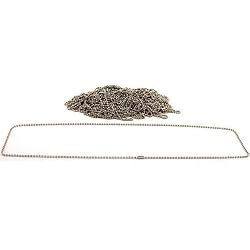 Bead Chains Nickel Plated 30" 36Pcs