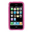 Premium Hot Pink Rubber Silicone Skin Cover Case Cell Phone Protector for Apple iPhone 3G i-phone