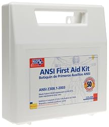 First Aid Only 50 Person Bulk First Aid Kit, Ansi, 196-Piece Kit