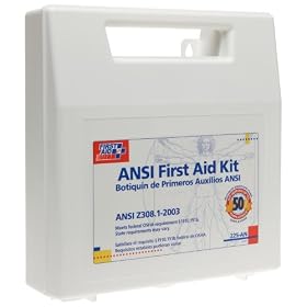 First Aid Only 50 Person Bulk First Aid Kit, Ansi, 195-Piece Kit