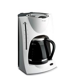 Meyer Prestige Symmetry Coffee Maker, White & Black, 1.5 Litre