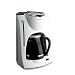 Meyer Prestige Symmetry Coffee Maker, White & Black, 1.5 Litre