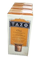 Tazo Chai Natural Spiced Black Tea Latte Concentrate 32-ounce Boxes (Pack of 3)