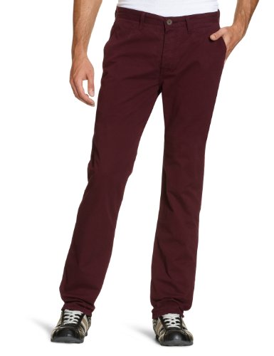 Ben Sherman Herren Hose/ Lang MG00001, Gr. 33/34, Rot (cherry brandy 25Y) Preisvergleich