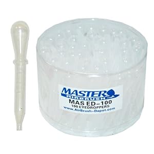 100-PIPETTE-EYEDROPPERS-Transfer-Liquids-Airbrush-Paint