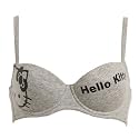 【ハローキティー/HELLO KITTY】綿混3/4カップブラジャー