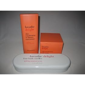 Bath and Body Works Breathe Delight Uplifting Tamarind Nectar Gift Set including High Lather Moisture Wash, Body Lotion, and Body Cream