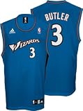 Caron Butler Youth Jersey: adidas Blue Replica #3 Washington Wizards Jersey