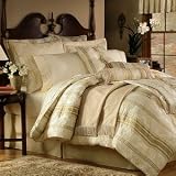 22 PC. MEGA REVERSIBLE DAMASK DESIGN BED IN A BAG COMFORTER SET W  MATCHING PILLOWS,... by Victorian Collections