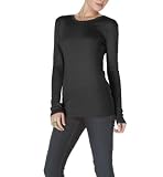 Michael Stars Shine Long Sleeve Crew Neck Tee