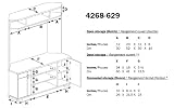 South Shore Vertex collection TV Stand Chocolate