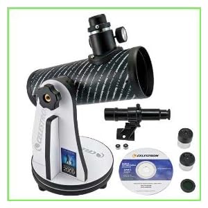 Celestron FirstScope 76mm Dobsonian Reflecter Telescope 21024 + Celestron Accessory Kit by Celestron