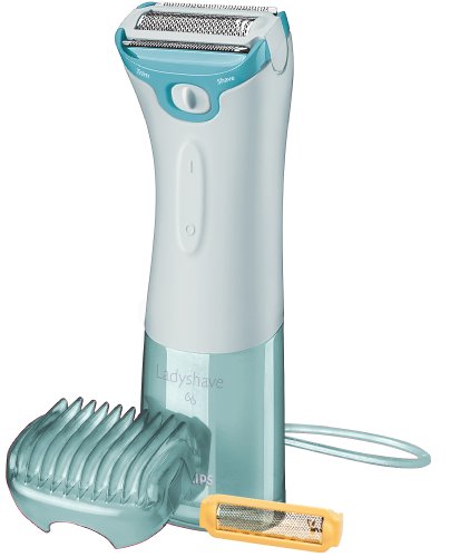 Philips  HP6317 Ladyshave Body Contour Wet & Dry Battery Operated Lady shaver - Trim & Shave