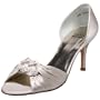 Stuart Weitzman Women's Glomaybeknot d'Orsay Pump,Ivory Satin,10.5 M US