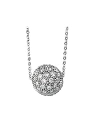 1 ct tw Diamond Necklace in 14k White Gold