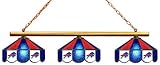 NFL Buffalo Bills Three Shade Stained Glass Billiard Table Lamp