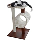 [NEW] PetFusion Modern Cat Activity Tree & Scratching Post. (Furniture Grade MDF; Catnip Spray)