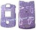 3D Butterfly on Purple Fabric Motorola RAZR V3 V3c V3m Cell Phone Hard Case Cover