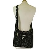 Giraffe Dark Olive Baggallini City Bagg Crinkle Colors ~ Sleek comfortable and easy access