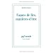 Fa�ons de lire, mani�res d'�tre