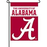 Alabama Crimson Tide 2-Sided Garden Flag Set W/ #11213 Garden Pole - NCAA
