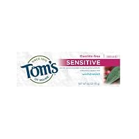 Tom's of Maine Natural Sensitive Toothpaste, Wintermint, 4-Ounce Tubes (Pack of 6)