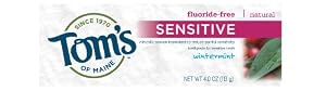 Tom's of Maine Natural Sensitive Toothpaste, Wintermint, 4-Ounce Tubes (Pack of 6)