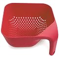 Joseph Joseph Square Colander, Red
