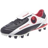 Uhlsport Torkralle Md - Chaussures Football homme terrain sec et dur - noir/blanc