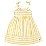 Roxy Just Peachy Dress Sunflower Yellow Stripe M -Kids