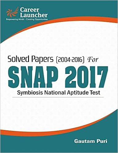 SNAP 2017 (Solved Papers 2004-2016) -Book - Gautam Puri