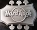 Hard Rock Casino Cafe Logo Guitar Head Belt Buckle