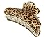 Womans Hair Claw Clip Clamp Pin Bath Hair Barrette Vintage Retro Animal Print Moon ShapeLook