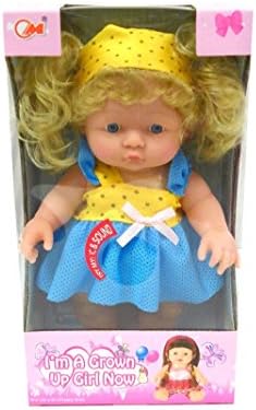 One Set of 10" Giggling Girl Toddler Doll