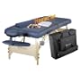 Master Massage 30" Coronado Therma Top LX Portable Massage Table Package, Royal Blue (Includes FREE Carrying Case, Bolster, Spa Music CD's and Pillow Covers)