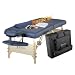 Master Massage 30" Coronado Therma Top LX Portable Massage Table Package, Royal Blue (Includes FREE Carrying Case, Bolster, Spa Music CD's and Pillow Covers)