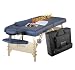 Master Massage 30 Coronado Therma Top LX Portable Massage Table Package, Royal Blue (Includes FREE Carrying Case, Bolster, Spa Music CD's and Pillow Covers)