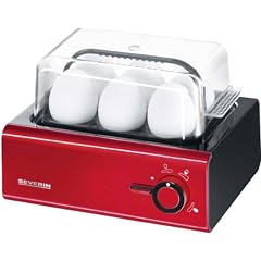 Severin EK 3116 Eierkocher 1-6 Eier,  rot / schwarz