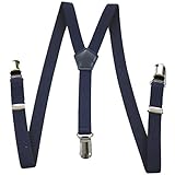 日本製 子供 サスペンダー キッズ 男の子 女の子 フォーマル カジュアル 入学式 発表会 黒 赤 紺 ブラック レッド ネイビー 1才 3才 5才 (02 ネイビー 1-3才)
