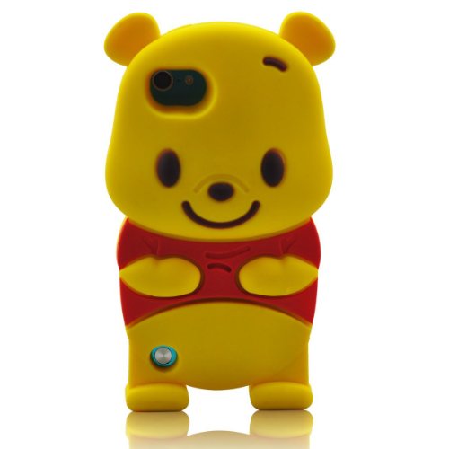 LliVEER 3D Cartoon Super Adorable Winnie the Pooh Pattern Design Soft Silicone Case Cover Protective Skin for Apple iPod Touch 5 5G 5th LliVEER 3D Cartoon Super Adorable Winnie the Pooh Pattern Design Soft Silicone Case Cover Protective Skin for Apple iPod Touch 5 5G 5th