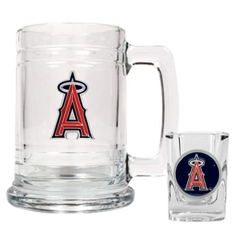 Los Angeles Angels LA Beer Mug & Shot Glass Set
