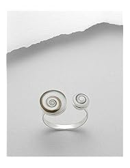 Shell Ring In 92.5 Sterling Silver