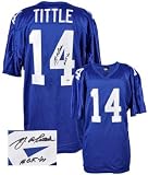 Y.A. Tittle Signed New York Giants Jersey - HOF 71