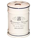 America Retold Chemist Ivory Ceramic Toothbrush Holder by 