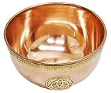 Copper Offering Bowl With Triquetra (Charmed) Symbol