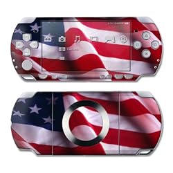Patriotic Design Skin Decal Sticker for the PS3 Slim
