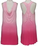 MY TRIBE Stretch Jersey Cowl Neck Racer Dress